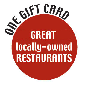 Many great restaurants, one gift certificiate